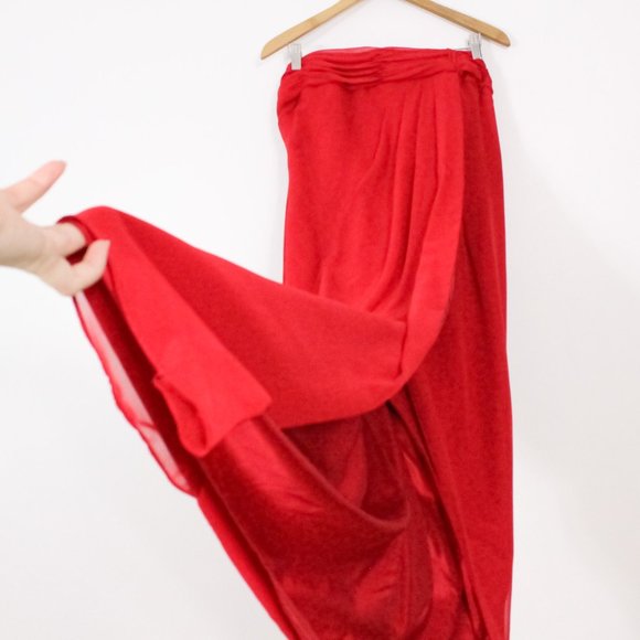 *Alan Cherry Toronto Red Strapless Dress - Picture 3 of 8
